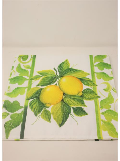 runner con limoni e foglie L'Oasi ceramiche | RUNNERLIMONIFOGLIEVERDELIMVERD